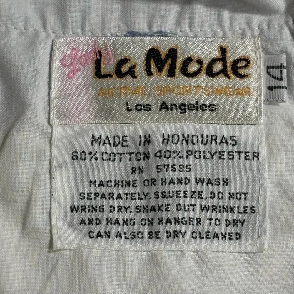 Lady La Mode Shorts Womens 14 Blue Pleated Chino Elastic Waist Buckle Casual